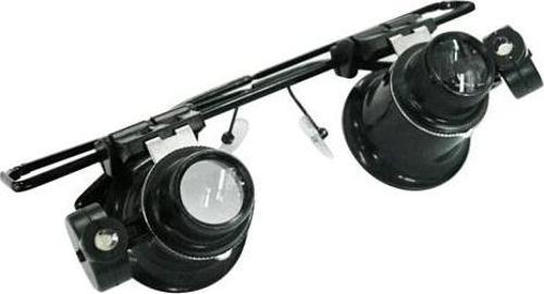 Gözlük Model Çıft Led Aydınlatma ,saat Onarımı Için Harika Büyüteç