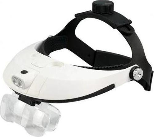 5 Mercekli Çok Fonksiyonlu, Başlık Tip Işıklı Büyüteç 81001h