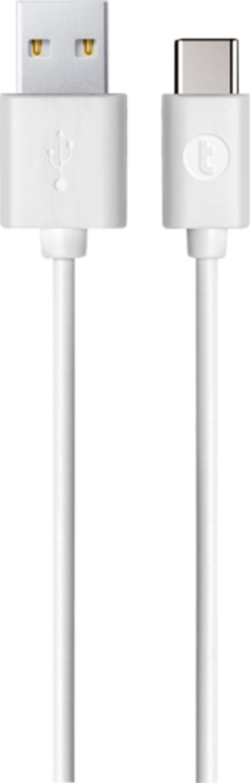 5DK12B USB-A/USB-C ŞARJ KABLOSU BEYAZ 100CM