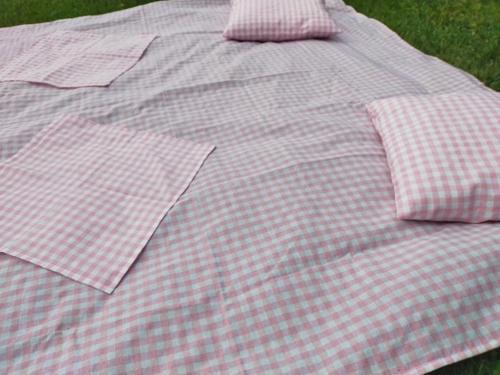 Pembe Pötikare Piknik Seti 5 Parça