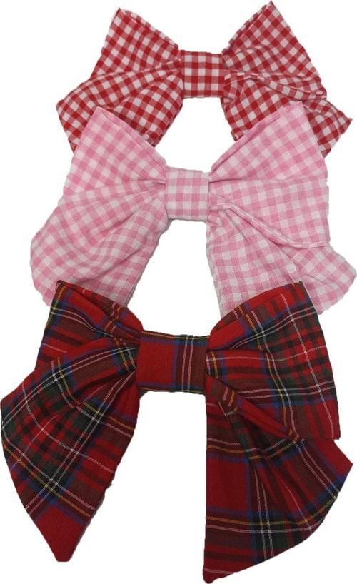 Büyük Boy Klipsli Karma Fiyonk Toka 3 Lü