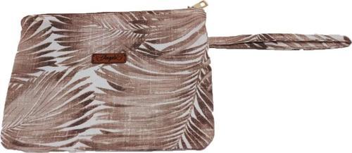 Kahverengi Palmiyeler - Portföy Çanta - Clutch Çanta