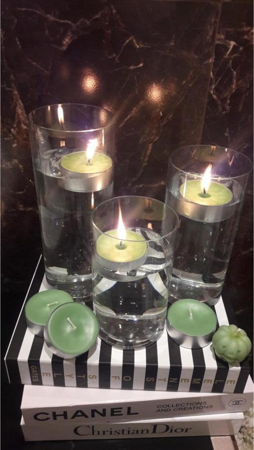 Iv Candles Yeşil 12'Li Büyük Boy Tealight Mum