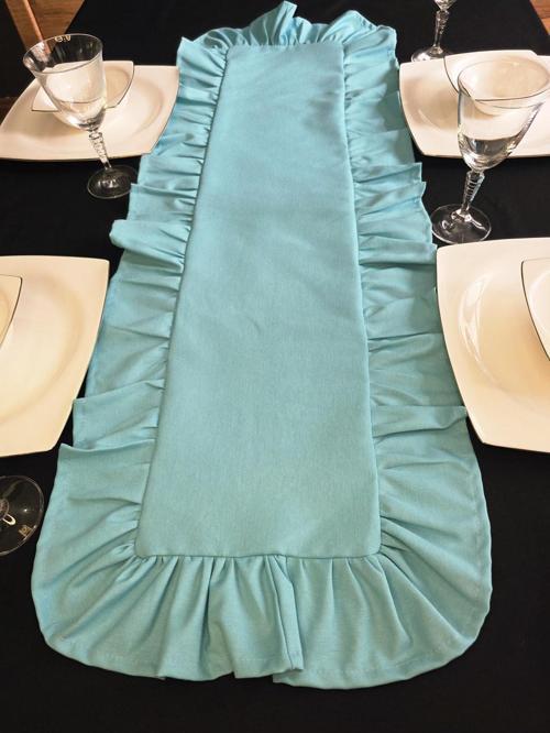 Etrafı Fırfırlı Runner - Sıvı İtici Özlliğe Sahip