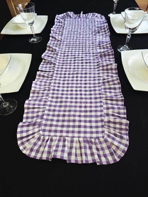 Vintage Fırfırlı Pötikare Runner