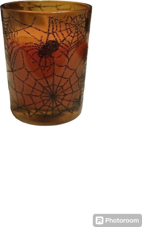 Camda Cadılar Bayramı mumları 5cmx6cm