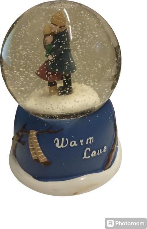 Müzİkli Yılbaşı Kar Küresi-mavi