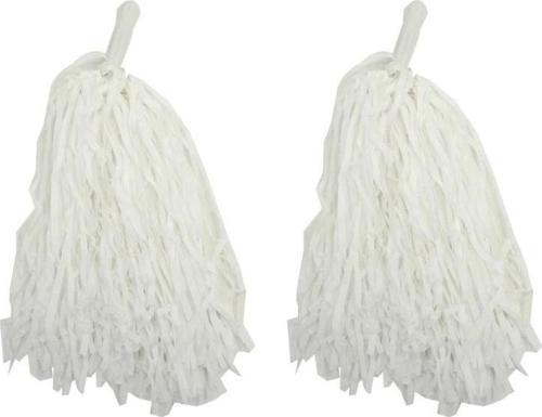 BFS 1 Çift ( 2 Adet ) Beyaz Renk 23 Nisan Gösteri Ponponu