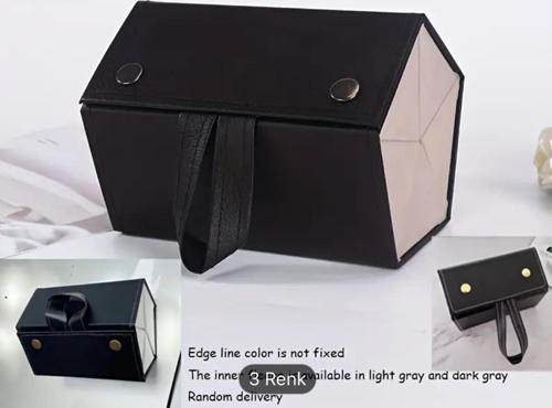 Taşınabilir Gözlük Saklama Kutusu, 5 Yuvalı Gözlük Saklama Göstericisi, Seyahat Katlanabilir Güneş Gözlüğü Kılıfı, Takı Gözlük Organizatörü, PU Deri Güneş Gözlüğü Kutusu