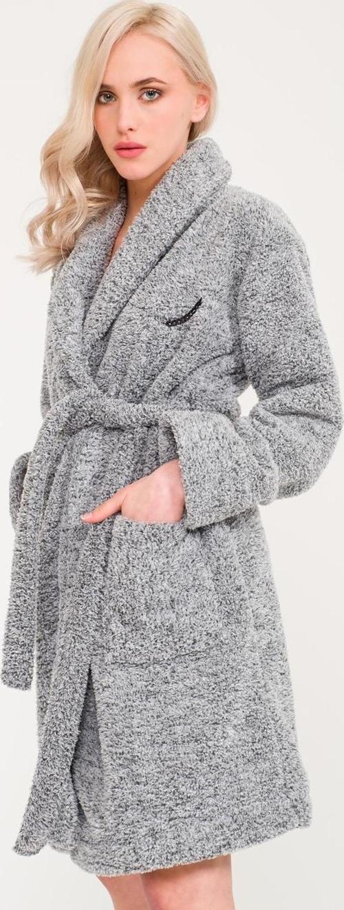 Kadın Welsoft Şal Yaka Polar Sabahlık