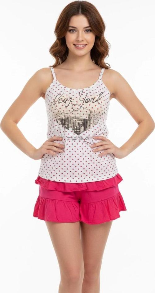 Kadın Puanlı Fırfırlı Şortlu Takım 2484