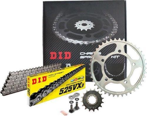 -Sunstar 2012-2013 Ducati 848 Evo Corse SE Uyumlu Zincir Dişli Set Çelik Renk