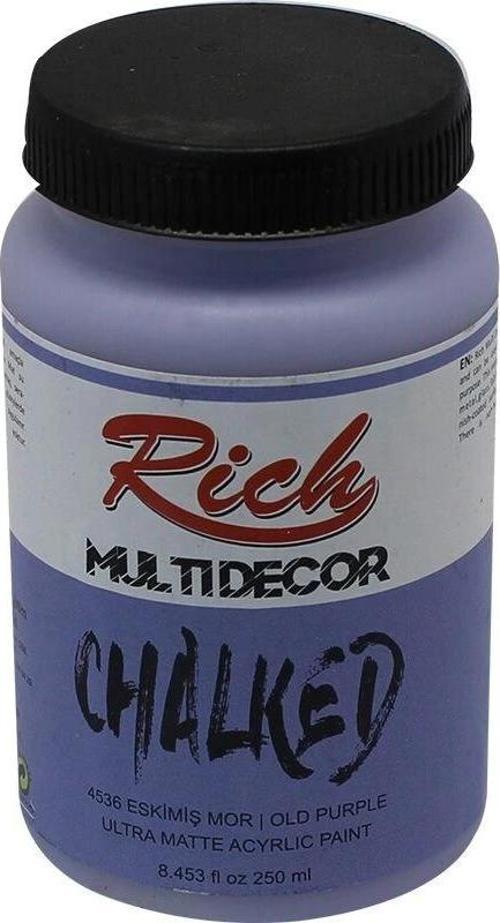 Multi Decor Chalked Akrilik Boya 250 cc. 4536 ESKİMİŞ MOR