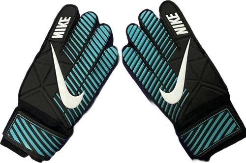 Futbol Kaleci Eldiveni Yeni Nk Logolu Mavi-Siyah Renk 5-6-7-8 No 6-17 Yaş Grubu Bütün Çocuklar İçin