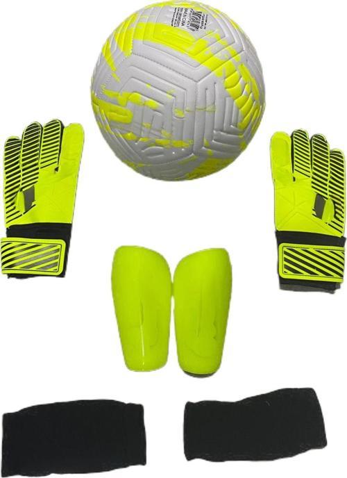 5 No 4 Astar Makine Dikişli Futbol Topu Kaleci Eldiveni Ve Tekmelik 3Lü Set