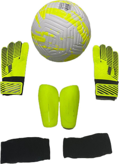 5 No 4 Astar Makine Dikişli Futbol Topu Kaleci Eldiveni Ve Tekmelik 3Lü Set