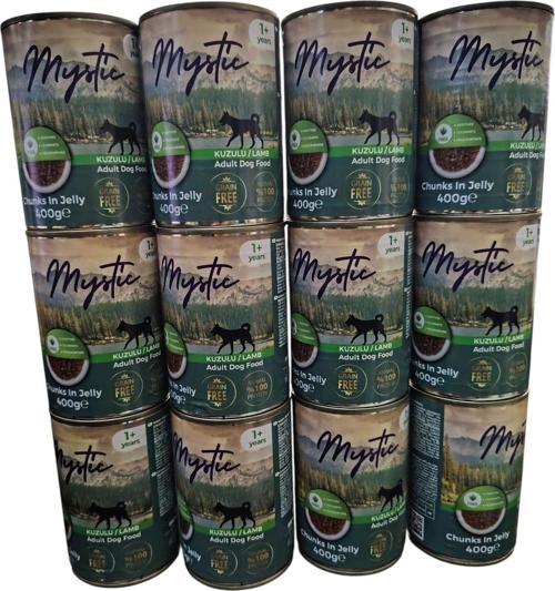 MYSTİC KÖPEK KONSERVE KUZU ETLİ 400 GR ( 12 ADET )