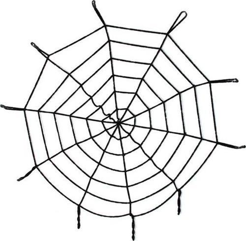 MDB Halloween Cadılar Bayramı Örümcek Ağ Dekor Siyah