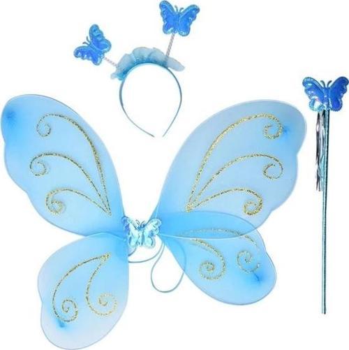 MDB Kelebek Kanadı Tacı Asası Mavi Renk