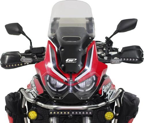 Honda Africa Twin CRF1100L L1 2020-2023 Uyumlu Baskılı Ön Cam Şeffaf