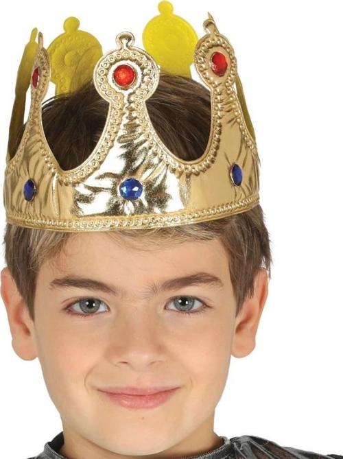 MDB Altın Renk Eva Malzemeden İmal Çocuk Kral Tacı 57 cm