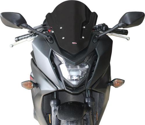 Honda CBR650F 2014-2018 Uyumlu Ön Cam Siyah
