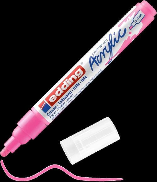 5100 Akrilik Boyama Markörü 2-3 mm FOSFORLU PEMBE