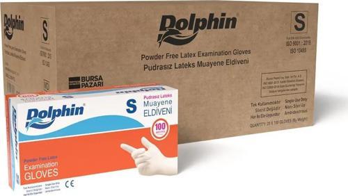 Pudrasız Lateks Muayene Eldiveni S Beden 100 Adet x 20 Paket - MDR - Koli