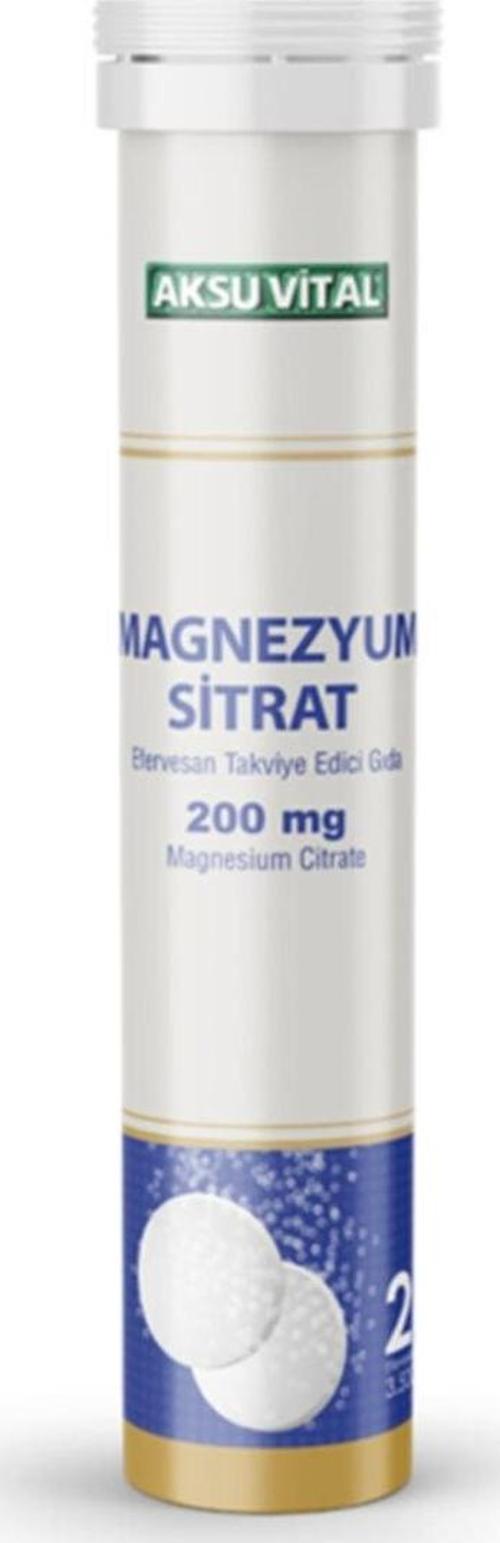 Magnezyum Sitrat Efervesan 20 Tablet M03045