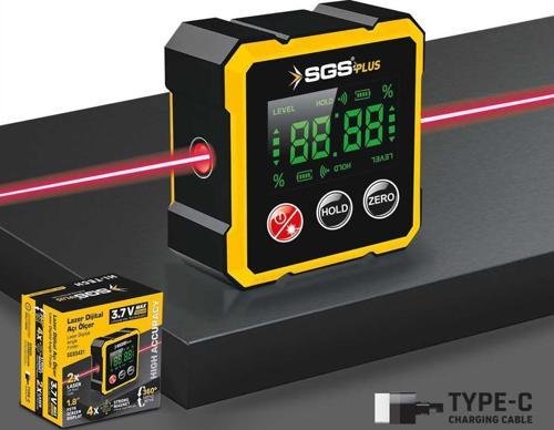 5431 Lazer Dijital Açı Ölçer Mıknatıslı