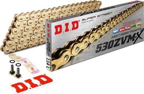 530-114Zvm-x 2018-2021 Ducati Multistrada 1260 Enduro Uyumlu Zincir Zvm-x Xring Gold (Sarı) Renk