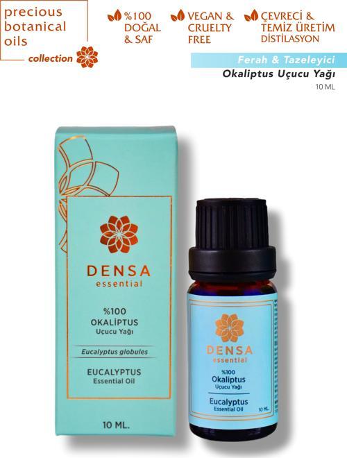 %100 Saf & Doğal Okaliptus Uçucu Yağı 10 Ml Buhurdanlık Difüzör Aromaterapi Mum Masajı Cilt Saç
