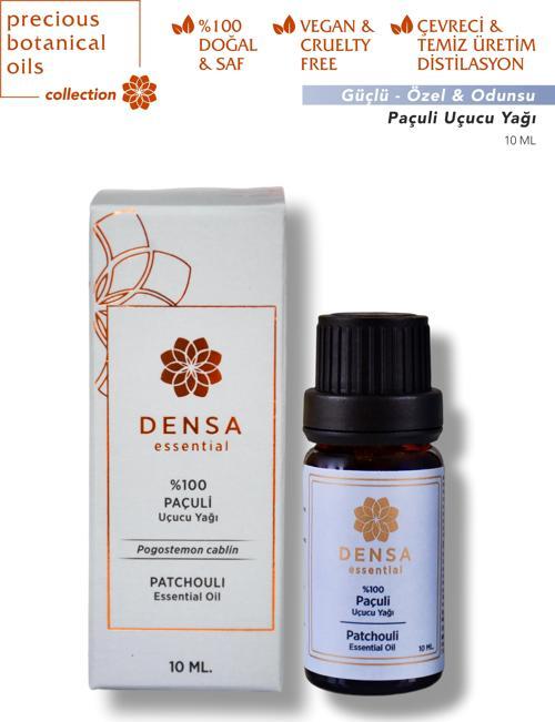 %100 Saf & Doğal Paçuli Uçucu Yağı 10 ml Buhurdanlık Difüzör Aromaterapi Mum Masajı Cilt Saç Bakımı
