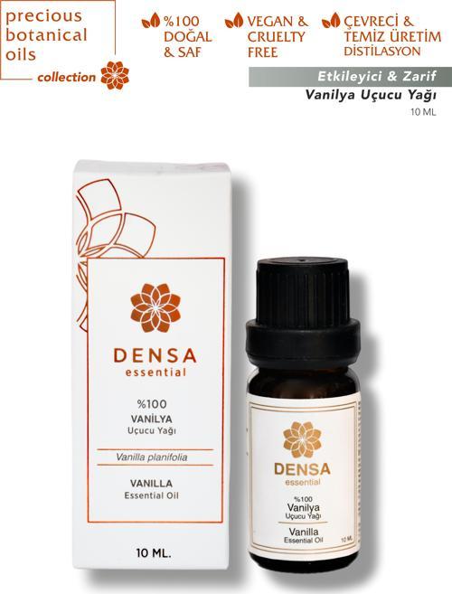 %100 Saf & Doğal Vanilya Uçucu Yağı 10 Ml Buhurdanlık Difüzör Aromaterapi Mum Masajı Cilt Saç Bakımı