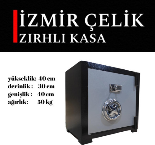 SUR ÇELİK PARA KASALARI 40 cm 50 kg Depreme ve Yangına Dayanıklı