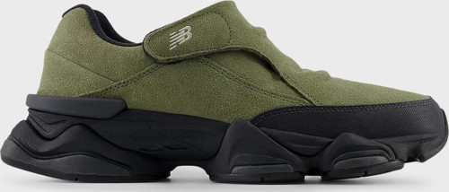 Logolu Süet Kalın Taban Cırtlı Sneaker Unisex Ayakkabı U8040UOC HAKİ