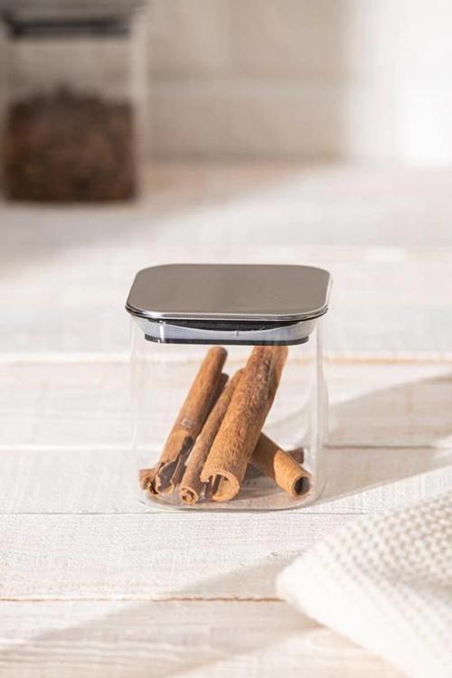 SHL6090 Borosilikat Cam Saklama Kabı-Kavanoz 350 cc