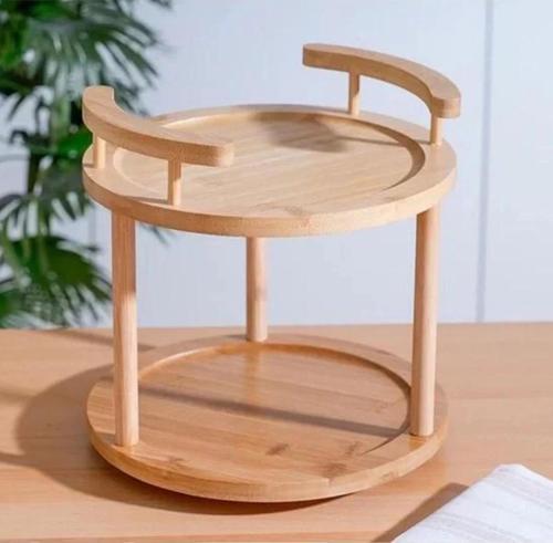 ACR274 Bambu Tepsi 2 Katlı