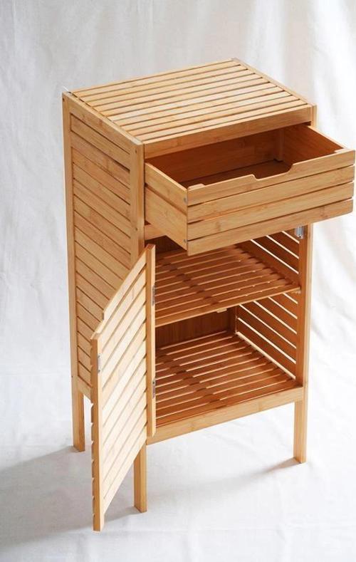 ACR497 Bambu Çamaşır Sepeti 80 x 30 x 39 cm