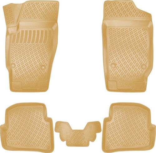 Rizline Seat İbiza 2002-2008 İle Uyumlu 3D Havuzlu Paspas Bej