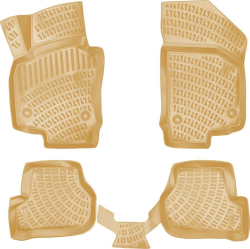 Rizline Seat Altea 2004-2015 İle Uyumlu 3D Havuzlu Paspas Bej