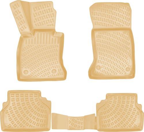 Rizline Bmw 5 Serisi F10 2010-2013 İle Uyumlu 3D Havuzlu Paspas Bej