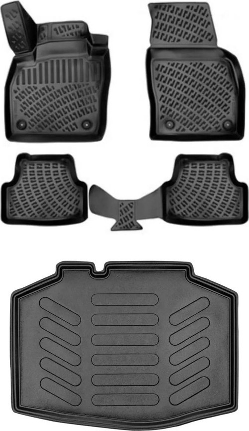 Citroen C4 2024 Sonrası Mhev (Üst) 3D Araca Özel Paspas ve Bagaj Havuzu Set