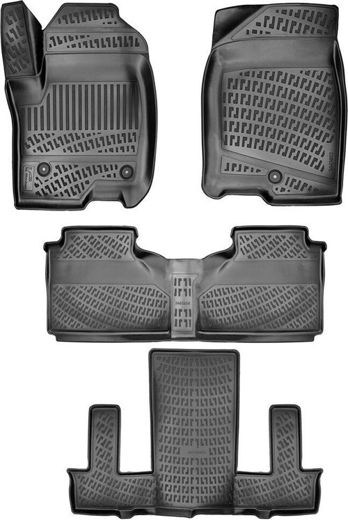 Chevrolet Tahoe Bucket Seating 7 K 2021 Sonrası 3D Araca Özel Havuzlu Paspas Bmy