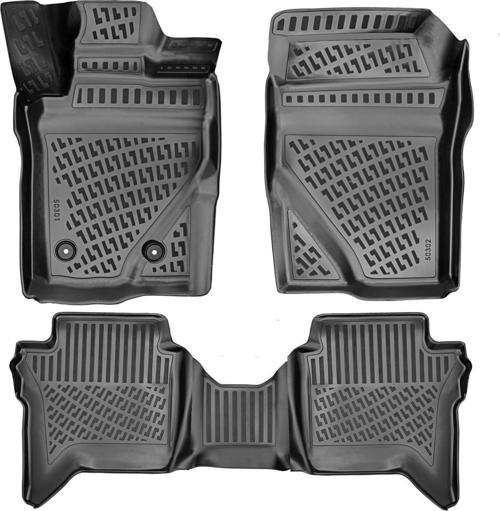 Ford Ranger 2023 Sonrası 3D Araca Özel Havuzlu Paspas Bmy