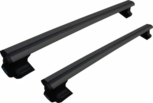 TrophyBars Kilitlenebilir (120 cm) Siyah Ara Atkı - Hyundai Accent LC (2000-2005) Sedan ile Uyumlu Tavan Barı