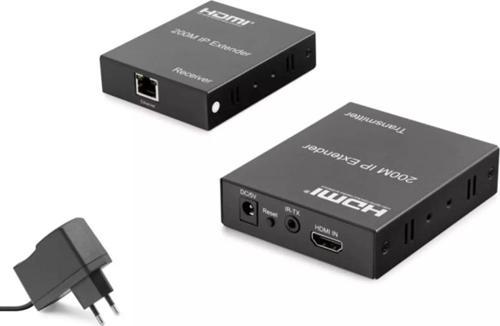Hdx1349 200M Hdmi Extender 480P - 720P - 1080P İp Siyah