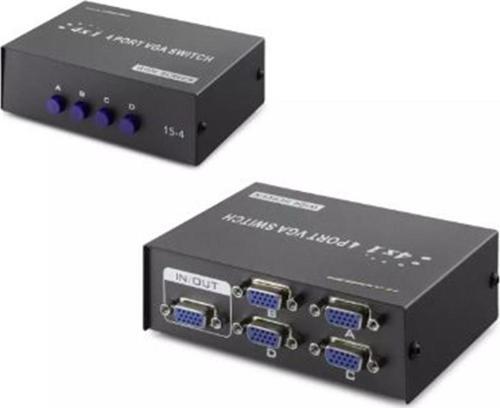 Hdx1329 4 Port Vga Switch 54Mhz 4Giriş 1Çıkış