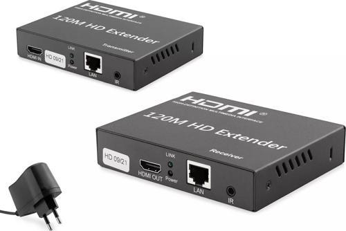 Hdx1348 120M Hdmi Extender 3840 X 2160 @30Hz 4K Siyah