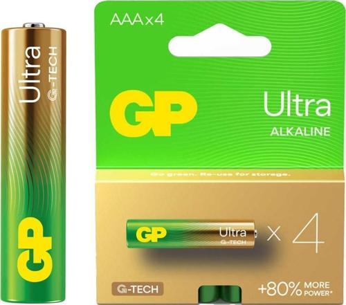G-Tech Lr03 Aaa Boy Ultra Alkalin İnce Kalem Pil 4'Lü Paket Gp24Aumb-U4